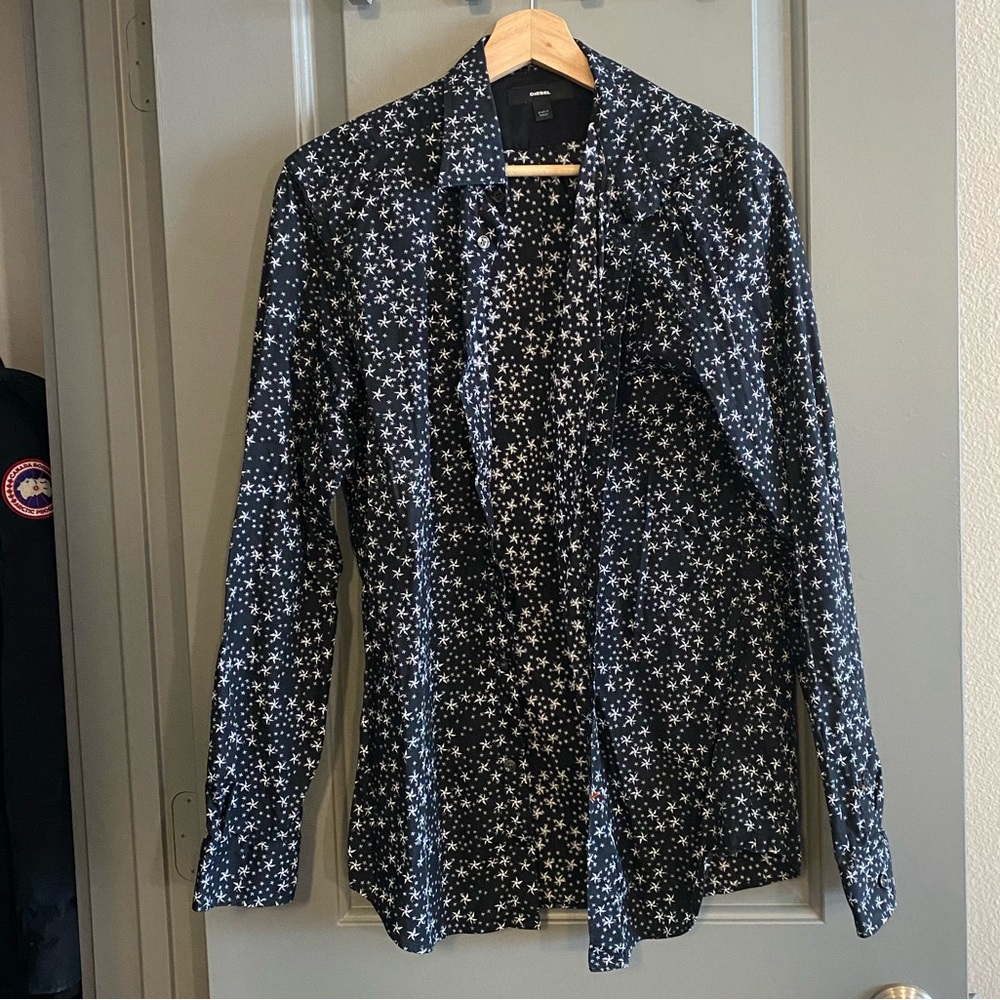 Diesel pinwheel Button Down